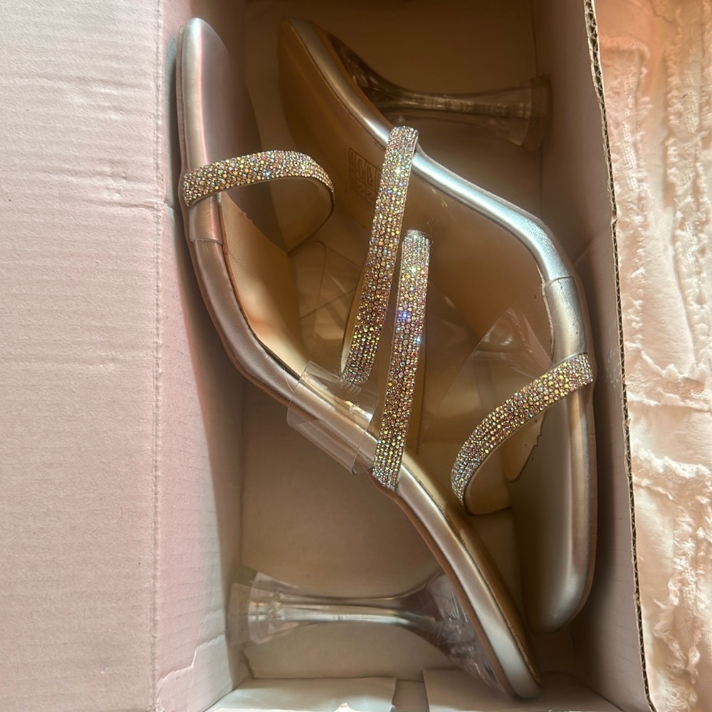 Rhinestone heels